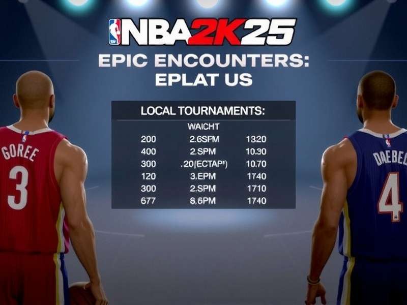 NBA 2K25 Epic Encounter Local Tournaments